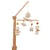 Mobile musical en bois avec jouets en coton