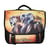Cartable scolaire 38 cm - Star Wars - Noir et orange - 2 compartiments