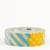 Masking tape - motif bleu, gris et orange (tugihagi H) - 10 m x 15mm