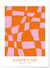 Affiche Damier d'art | A3 : 29,7x42cm
