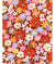 Tissu coton coquelicot de 150 cm de largeur coquelicot roux vendu par 50 cm