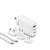 CYGNETT Chargeur de Voyage Multiport 67W GaN PowerMaxx avec Câble USB-C 1m Blanc