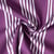 Tissu Toile de Coton d'ameublement Rayé blanc sur fond Violet