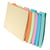 Paquet de 10x6 chemises compartiments a onglets pour tiroir SUPER 210 - 24x32cm - Couleurs assorties - Exacompta