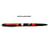 Stylo roller - Rechargeable - Encre bleue effaçable - Pop Music - RollInk