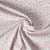 Tissu Coton imprimé Liberté floral rose bleu sur fond Blanc