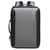Sac À Dos Ordinateur Imperméable USB Pour Voyage Et Travail 15.6 Pouces Gris YONIS