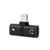 Avizar Adaptateur Lightning 2 en 1 Audio et Recharge Compact Noir