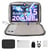 Tablette 10.4'' Android 15, Google Play Store préinstallé, 128Go ROM, Wi-Fi 6, Bluetooth 5.3, inclut un sac de transport, Argent