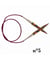 Aiguilles à tricoter circulaires fixes en bois cable 80 cm Symfonie du n° 3,75 à 6,5 - Knitpro taille n°5
