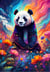 Puzzle 1000 pièces - Panda Coloré - Alipson Puzzle