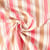 Tissu Toile de Coton Demi Natté Rayures Lydia sur fond Blanc