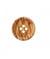 Bouton bois rayé 4 trous 12 à 25mm - Prym 25mm Beige