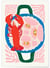 Affiche Homard & Coquilles | A3 : 29,7x42cm