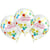 3 Ballons Transparents Confettis Multicolores - Bonne Fête Maman