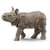 14860 figurine bebe rhinoceros - Schleich - Marron