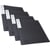 Lot de 4 porte-vues - 10 pochettes transparents - 20 vues - Format A4 - Noir - Rapesco