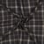 Tissu Lin Viscose Justin carreaux Grège sur fond Gris anthracite profond
