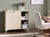 Buffet Acier Beige ARDURA - Beliani