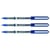 Lot de 3 rollers encre liquide Eye UB150 Pointe Fine 0,5 mm Bleu