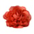 Broche fleur 11cm orange