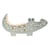 Lampe Veilleuse Crocodile Kaki pastel - Little Lights