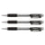 Porte-mines PENTEL Fiesta II - Lot de 3 - Pointe 0,7 mm - Corps noir