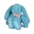Peluche lapin fleurette turquoise - 25 cm -