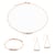 Collier, bracelet et boucles d'oreilles Piana en pierres Labradorite - Sloya