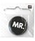 Badge bouton broche MR. - Rico Design Noir
