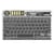 Clavier Pour Tablette Bluetooth 10 Pouces Silencieux Avec Lumière Rose Noir YONIS
