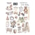 Planche de stickers couleur embelissement Fabrika Decoru BOHO BABY 336