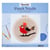 Figured'Art Punch Needle Kit Complet pour Adultes et Enfants - Oiseau Rouge-gorge - Parfait pour Débutant. Set prêt à broder taille 20x20cm avec cadre circulaire
