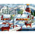 Princesse - Canevas antique Village d'hiver 50x65cm