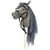 Tête de cheval à chevaucher gris - ByAstrup