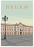 Affiche ville Toulouse 2 | A3 : 29,7x42cm