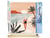 Peinture par Numéro Figured'Art - Promenade sur la plage au coucher du soleil - Kit de Loisir Créatif DIY Numéro d'Art Complet - 40x50cm toile roulée + châssis en bois à monter