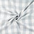 Tissu Flanelle de Coton Chemise à carreaux Bleu Gris