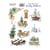 Planche de stickers couleur embelissement Fabrika Decoru COUNTRY WINTER 268