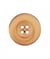 Carte de 1 bouton Bois beige 4 trous 30mm - Union Knopf Marron