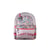 Sac à dos scolaire - POL FOX Happy Blush - Rose - poche réversible, 2 compartiments, motif fleurs
