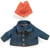 Vêtement pour poupée Djeco collection Pomea veste en jean bleu