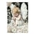 1 feuille de papier de riz 22.5 x 32 cm découpage collage Paper Designs ANGE FLEURS BLANCHES 0111