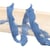Bobine 25m galon festonné 10mm Bleu Lavande