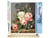 Peinture par Numéro Figured'Art - Bouquet Fleurs Sauvages - Kit de Loisir Créatif DIY Numéro d'Art Complet - 40x50cm toile roulée + châssis en bois à monter