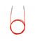 Cable Rouge 100cm aigu. circulaires/crochet interchangeables - Knitpro 100 Cm rouge