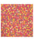 Tissu coton fleuri printanier de 140 cm de largeur fleuri rouge vendu par 50 cm