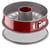 Moule à charnière savarin en acier Ø 25 cm - Rouge et gris