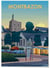 Affiche ville Montbazon | A3 : 29,7x42cm
