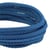 Bobine 50m Cordon damier polyester 5mm bleu